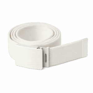 Pasek parciany do nadruku Velvoria Webbing Belt – biały 110 cm