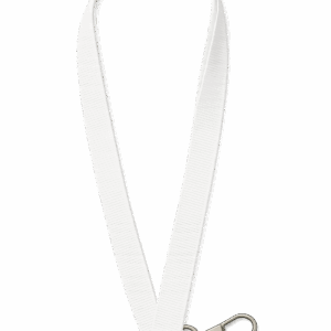 Smycz do nadruku Velvoria ID Lanyard – biała 20 mm